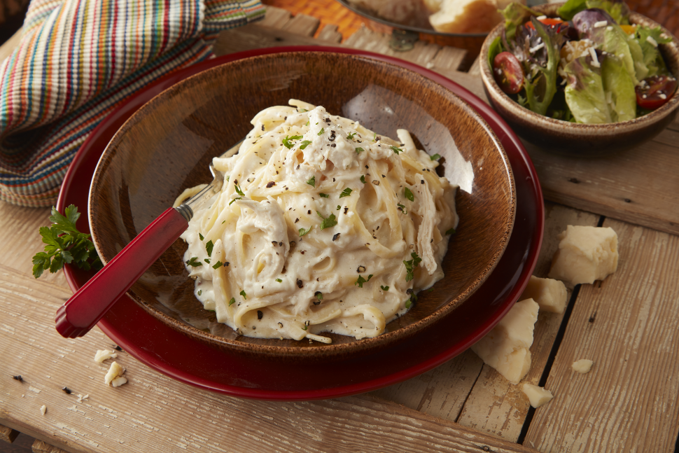 Creamy Chicken Fettuccine Alfredo