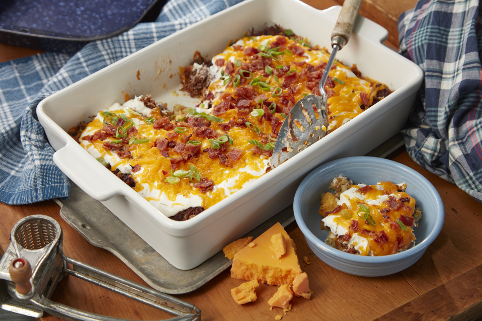 BBQ Loaded Baked Potato Casserole